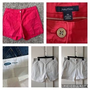 Bundles deal: Women’s Nautica (size10) and Old Navy (size 12) shorts